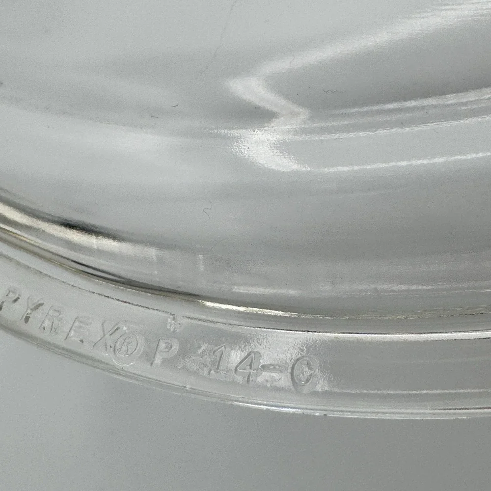 Pyrex P14C Oval Clear Glass Replacement Lid Casserole Cover